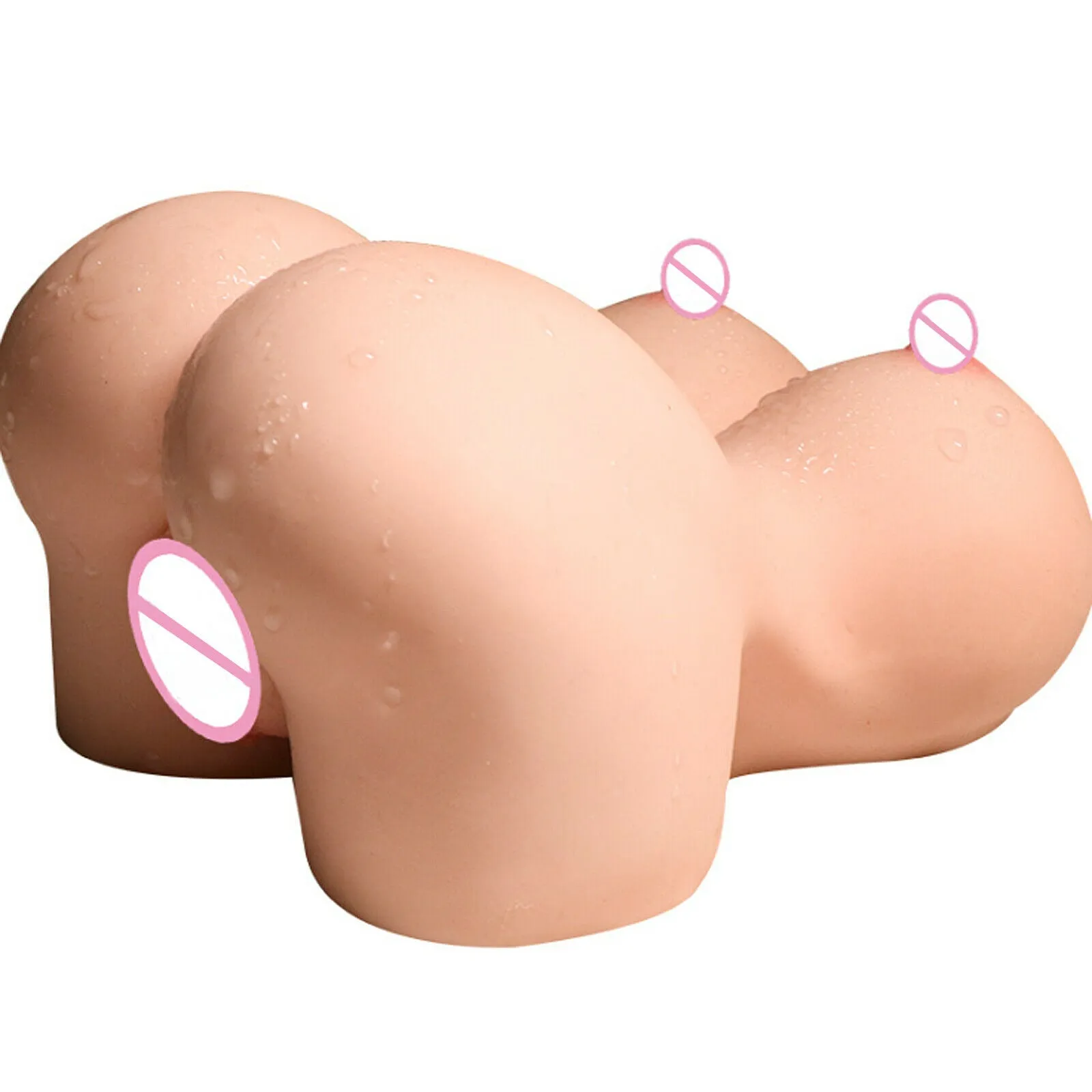 3D Sex Doll Torso Big Breast Ass Tight Vagina Pocket Pussy Asshole