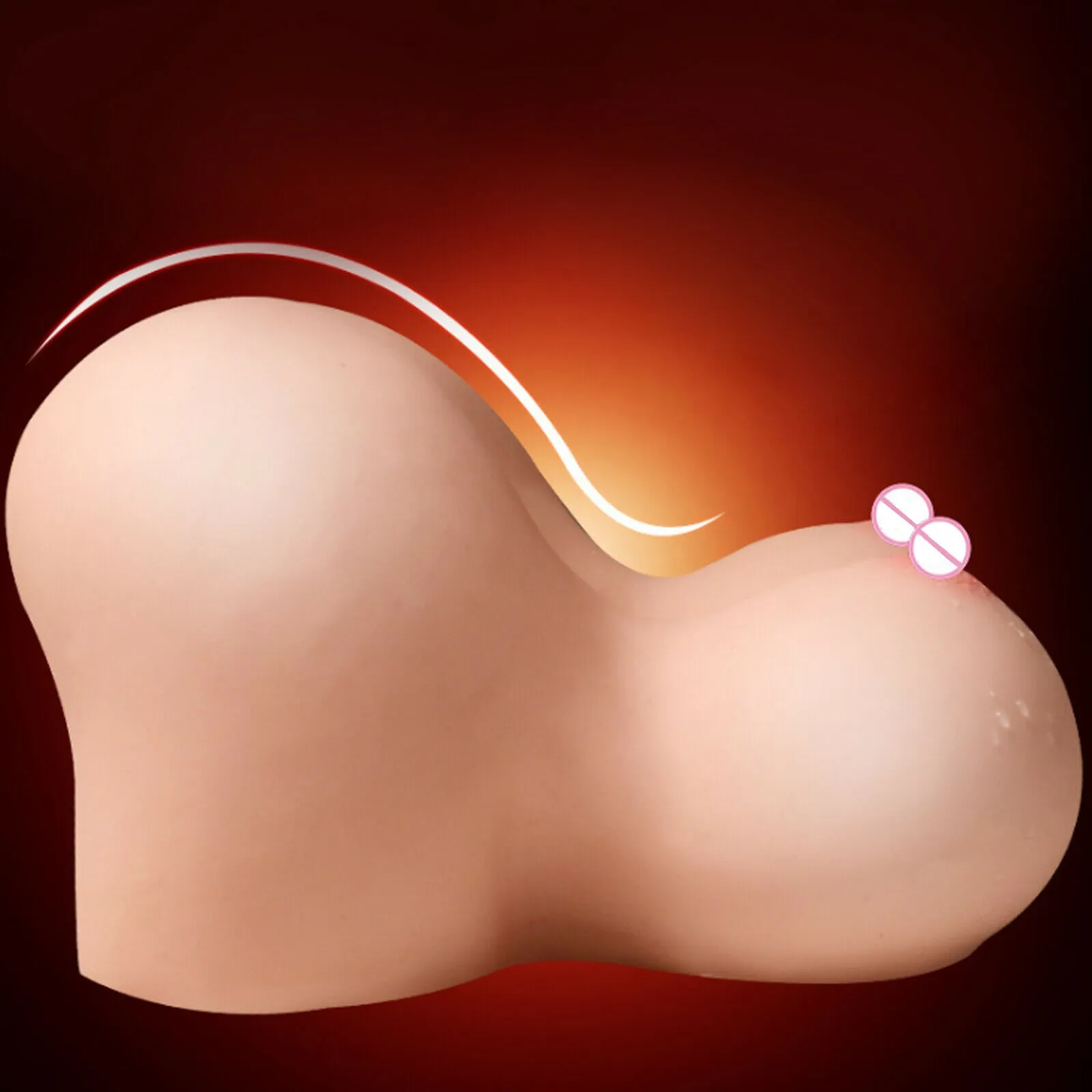 3D Sex Doll Torso Big Breast Ass Tight Vagina Pocket Pussy Asshole