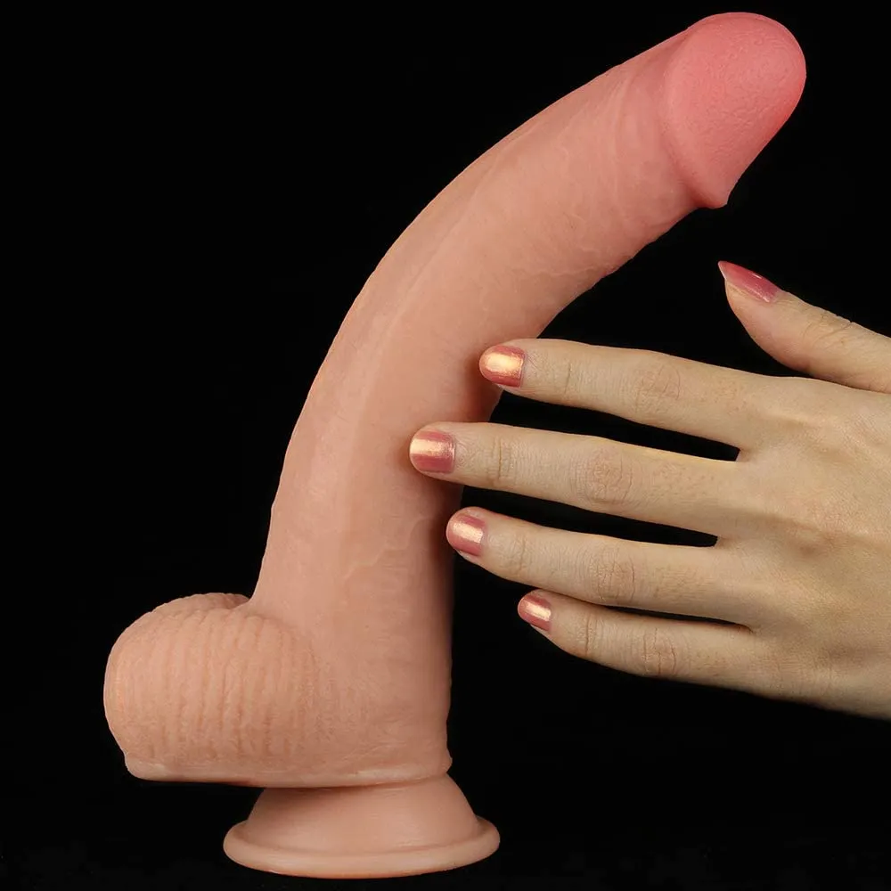 9 Inch Sliding Skin Huge Realistic  Dildo