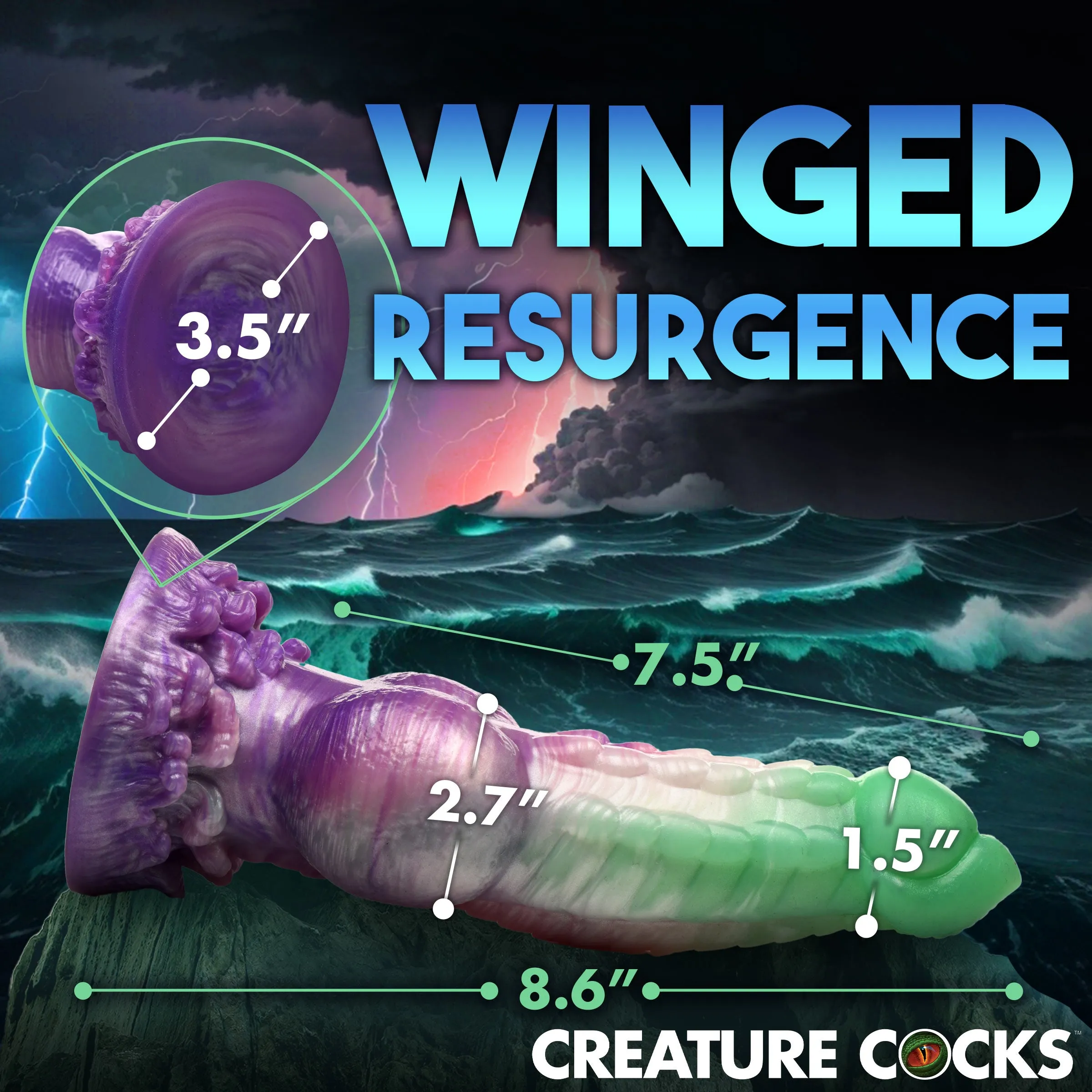 Aqua Phoenix Dildo