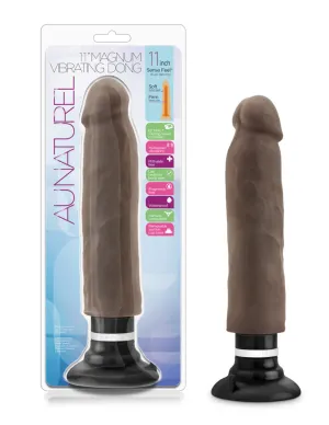 Au Naturel 11in Magnum Vibrating Sensa Feel