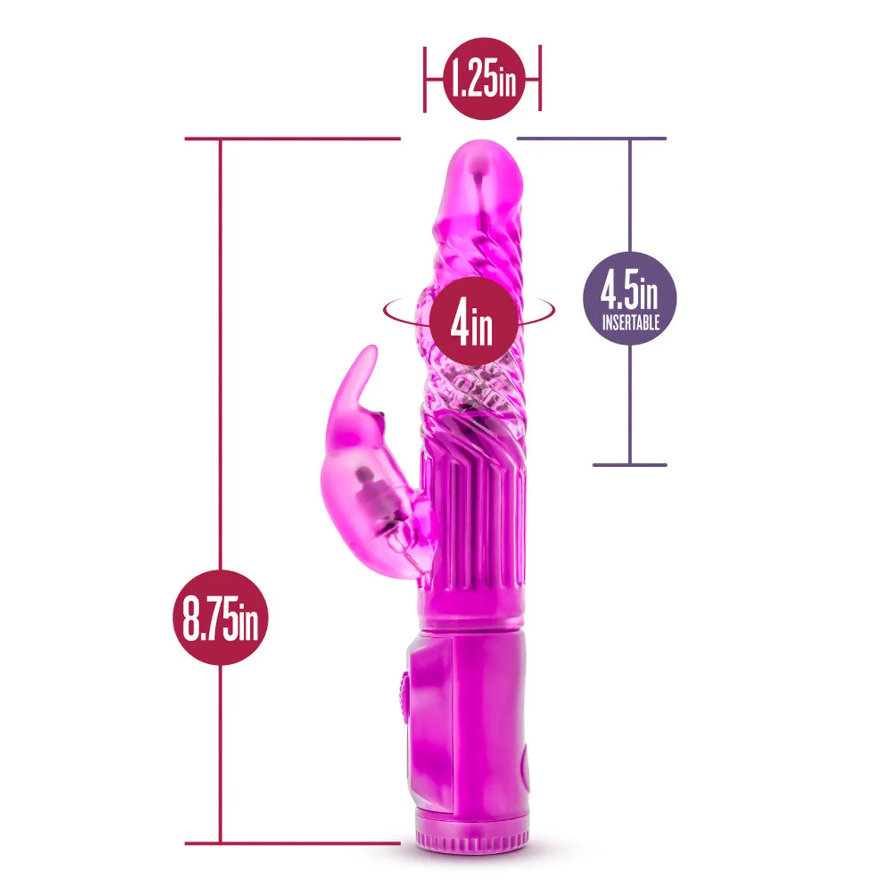 B Yours Beginner Bunny Rabbit Vibrator - Pink
