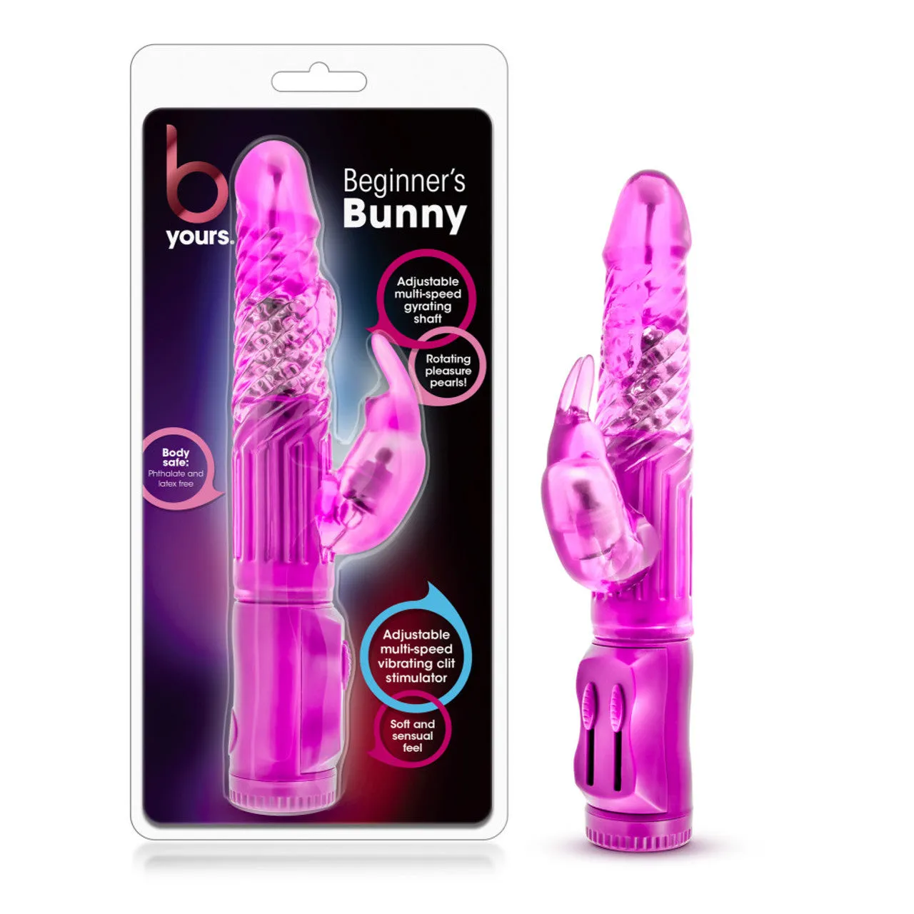 B Yours Beginner Bunny Rabbit Vibrator - Pink