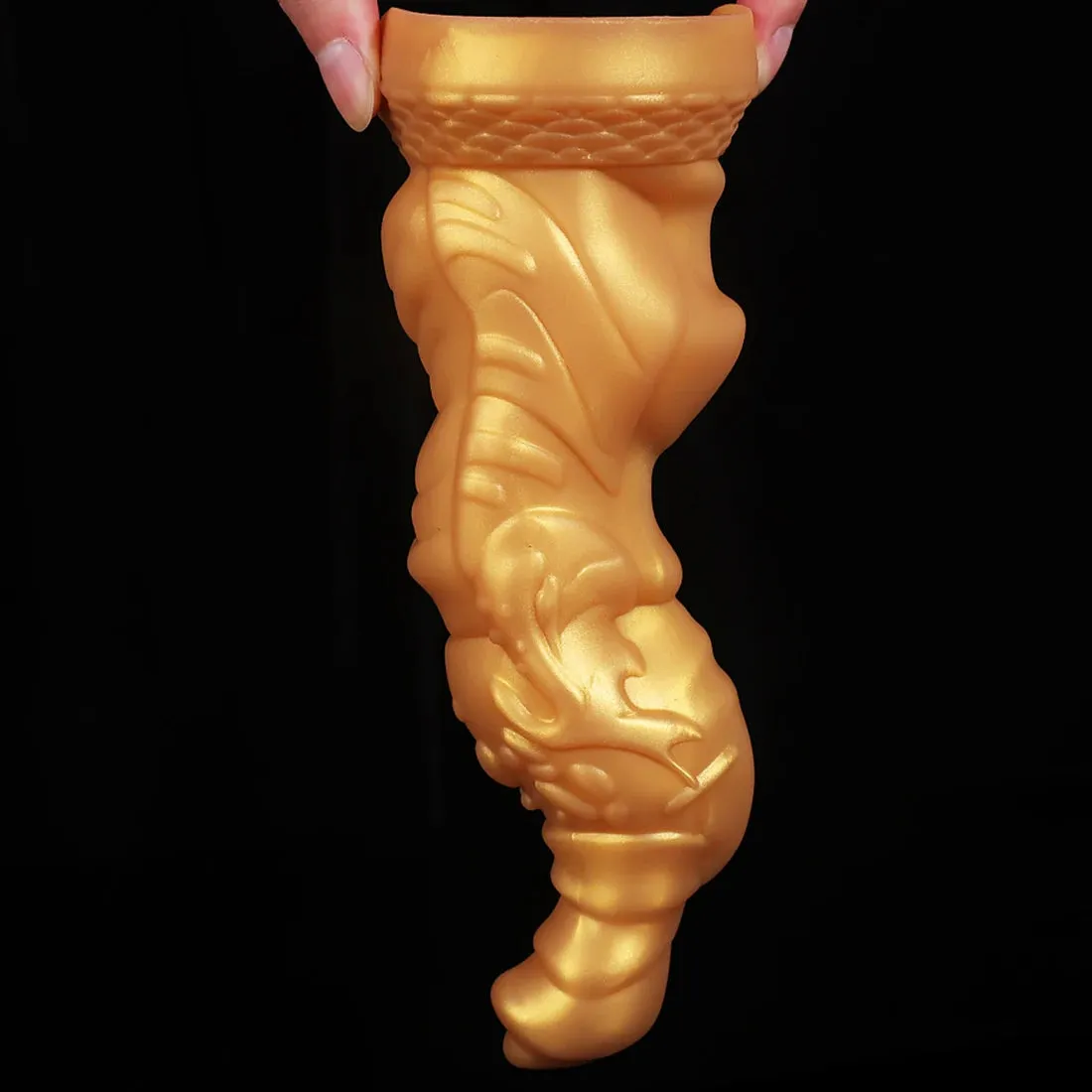 Big Giant Monster Dildo - Golden Dragon Dildos Realistic Anal Plug Sex Toys for Men Women