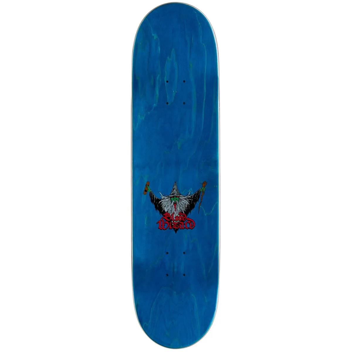 Blood Wizard Flying Wizard Skateboard Deck - Assorted Stains - 8.375"