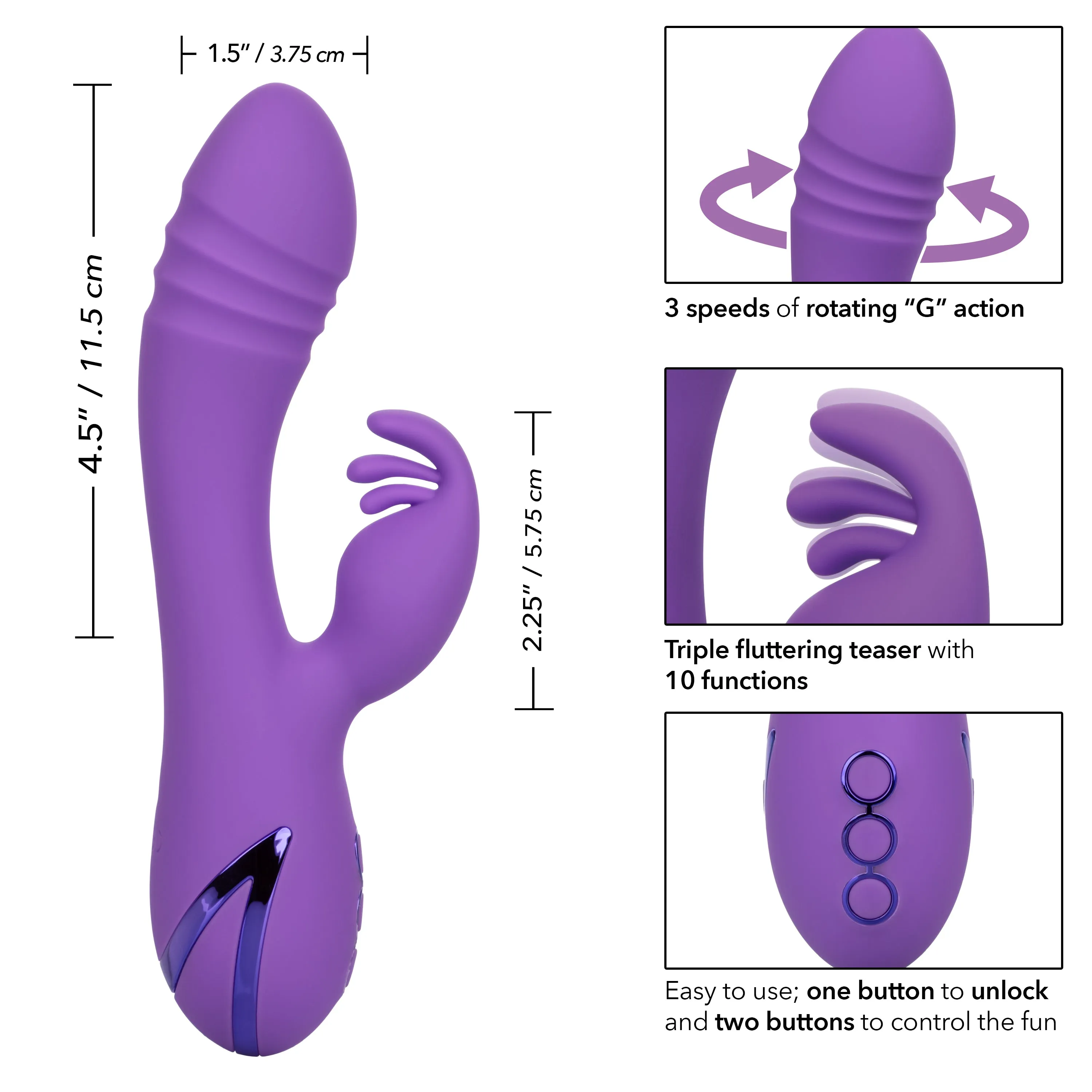 California Dreaming West Coast Wave Rider Rabbit Vibrator