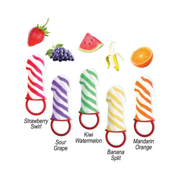 Candy Stripers Pecker Ring Pops by Hott Products