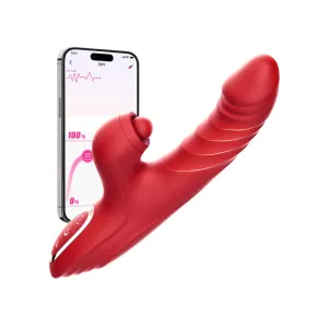 CHERLY|4 in 1 G Spot Thrusting & Tapping Vibrator Clitoral Stimulator