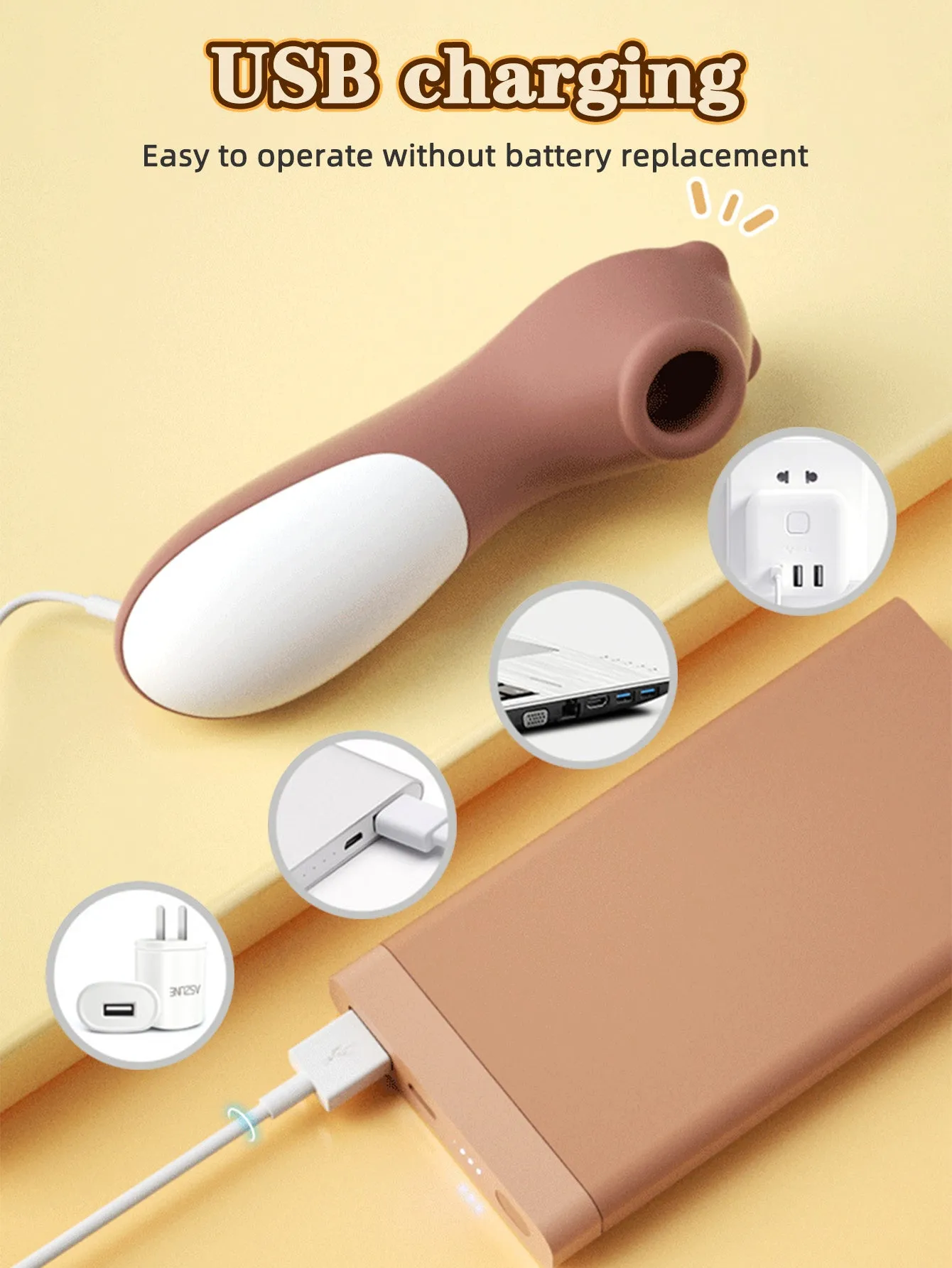 Clit Sucking Stimulator - Fantasy Bear Pocket Clitoral Vibrator Gift Female Sex Toy