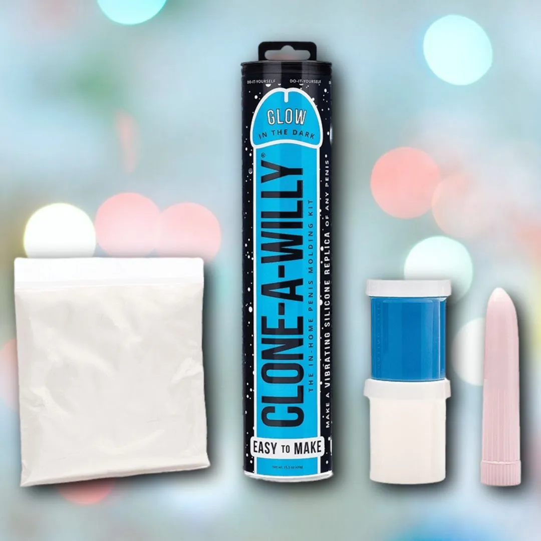 Clone-A-Willy Glow in the Dark - Blue
