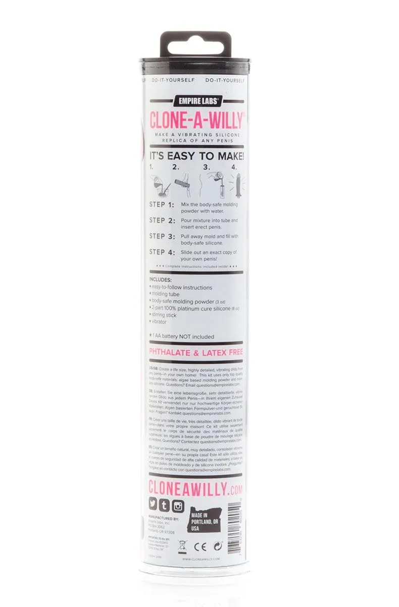 Clone A Willy in Hot Pink Glow In The Dark