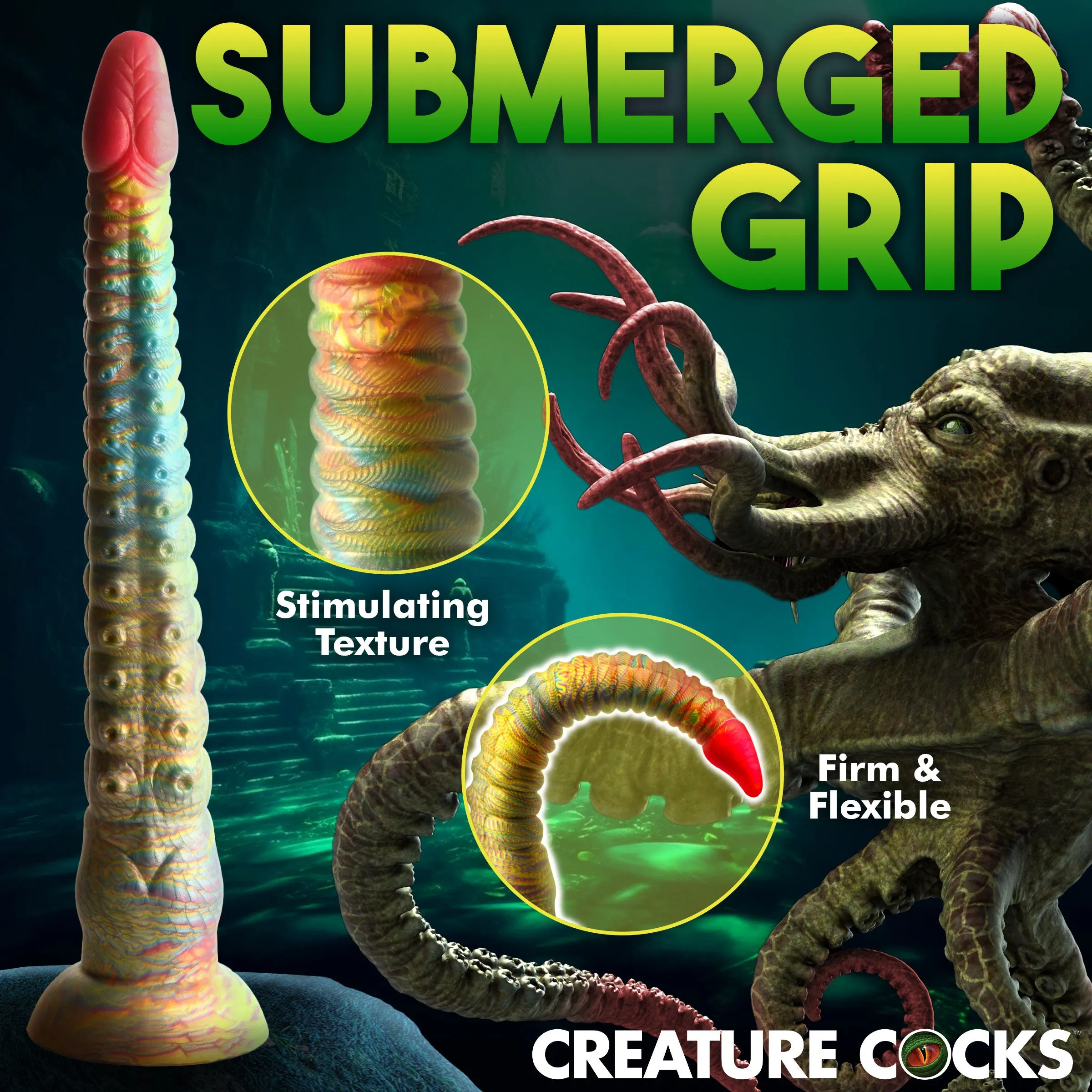 Colorful Tentacle Dildo