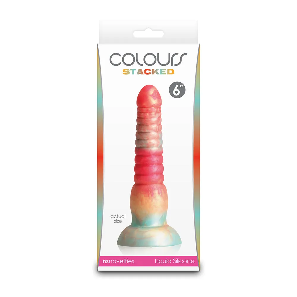 Colours Stacked 6 Dildo by Ns Novelties