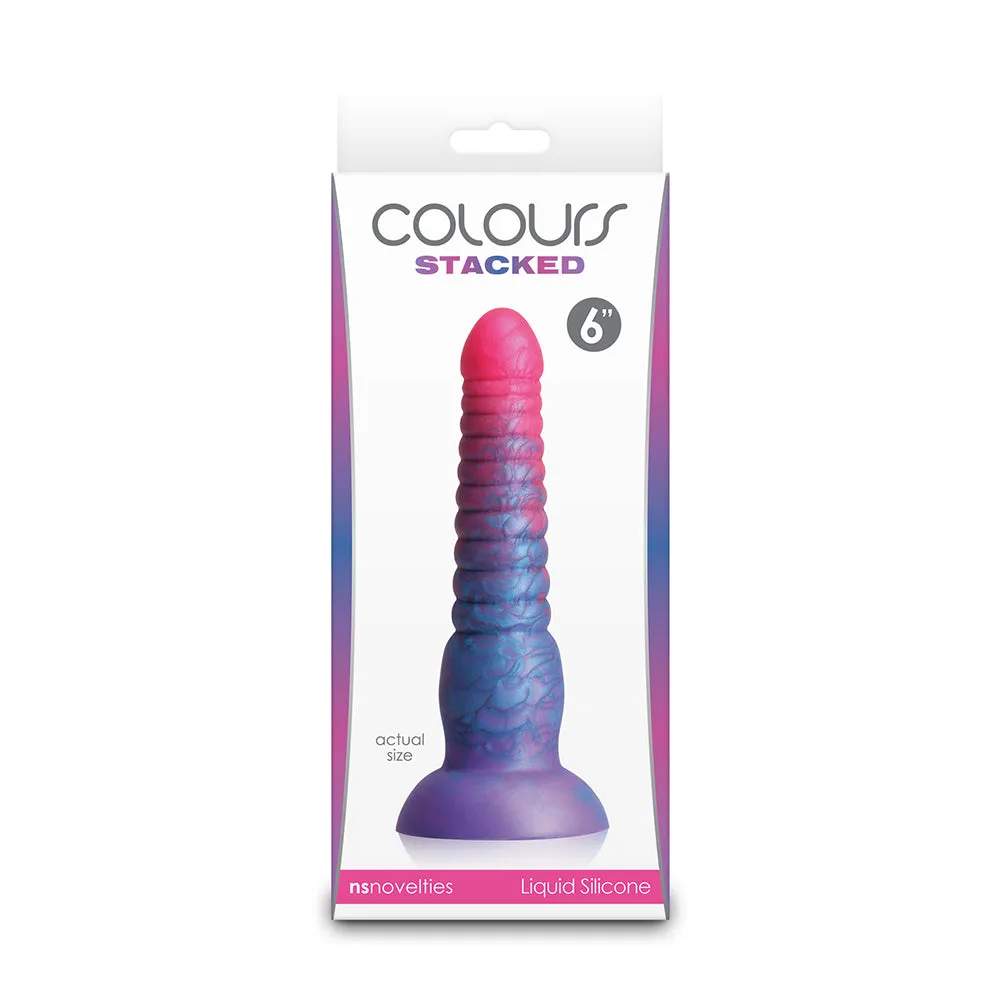 Colours Stacked 6 Dildo by Ns Novelties