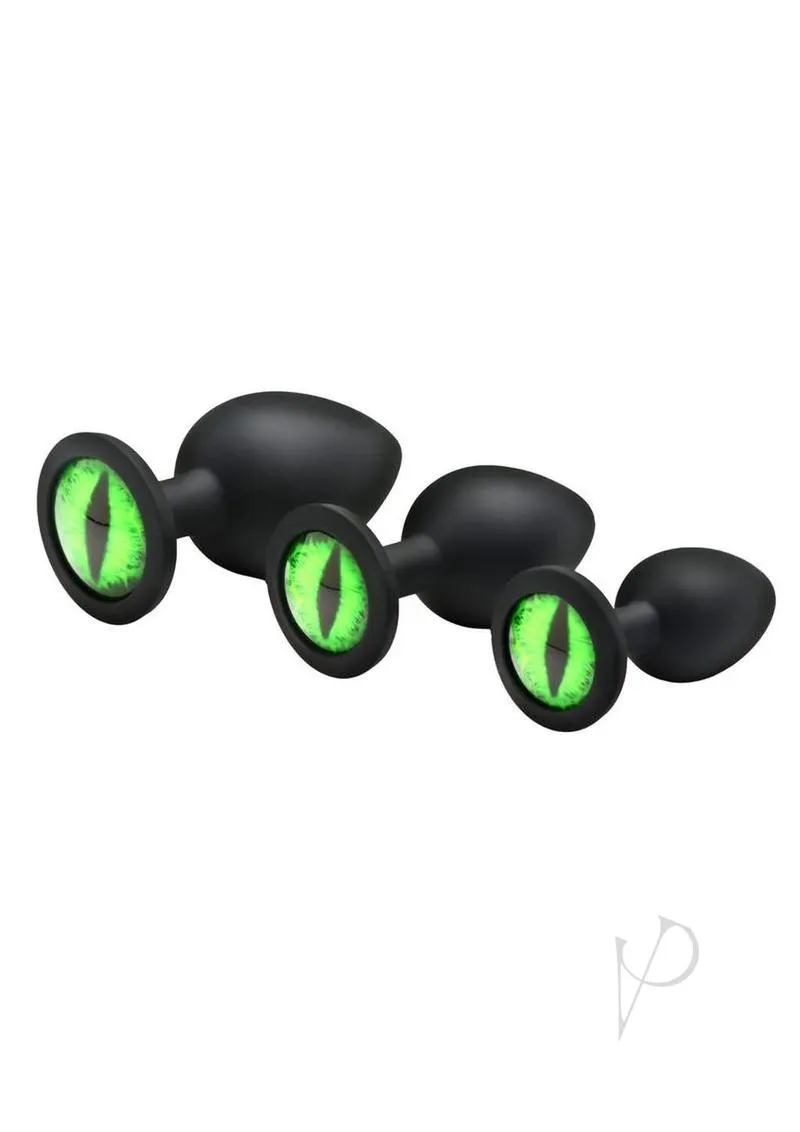 Creature Cock Green Eye Plug Set 3pc