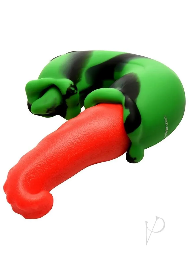 Creature Cock Tongue Lasher Green
