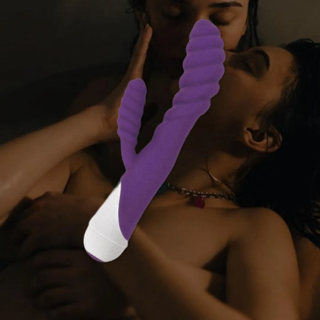 Curve Gossip 'Diana' Rabbit Vibrator - Violet