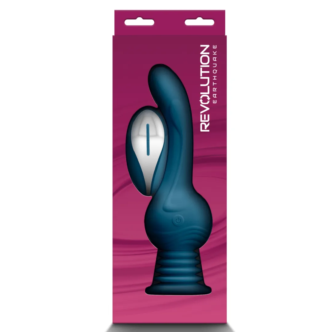 Earthquake Thrusting Shaking Gyrating Vibrating Dildo with Remote