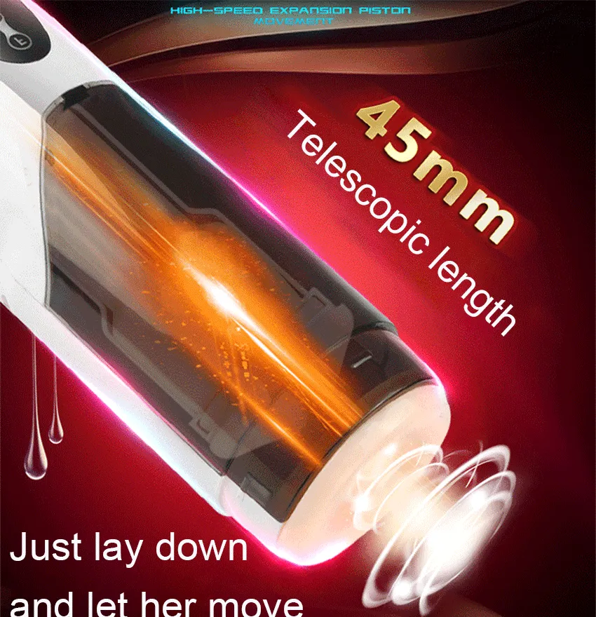 EASY.LOVE L Heated Vagina & Anus Male Masturbation Cup