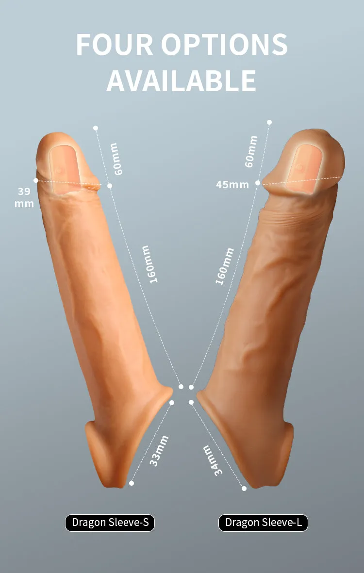 Fantasy 8 Penis Extender Sleeve & Ball Grip Vibrator | Remote Control | USB