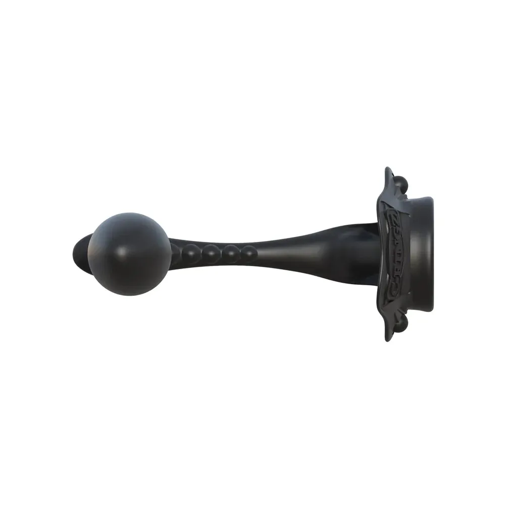 Fantasy C Ringz Rock Hard Ass Gasm Cock Ring with Anal Plug Black