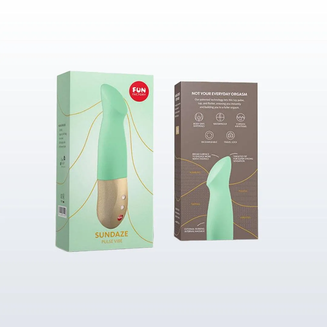 Fun Factory Sundaze Pulse Vibrating Wand Massager  - Pistachio