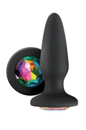 Glams Silicone Butt Plug in Black