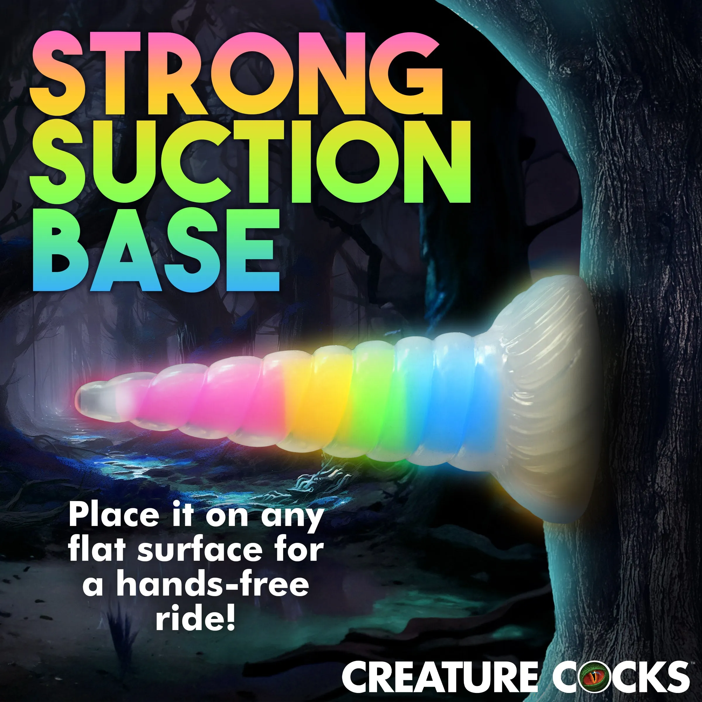 Glow-in-the-Dark Unicorn Horn Dildo