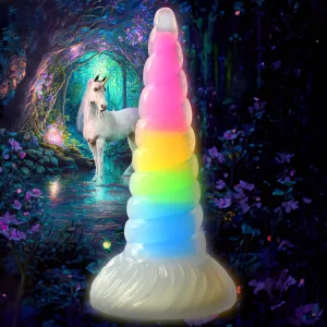 Glow-in-the-Dark Unicorn Horn Dildo