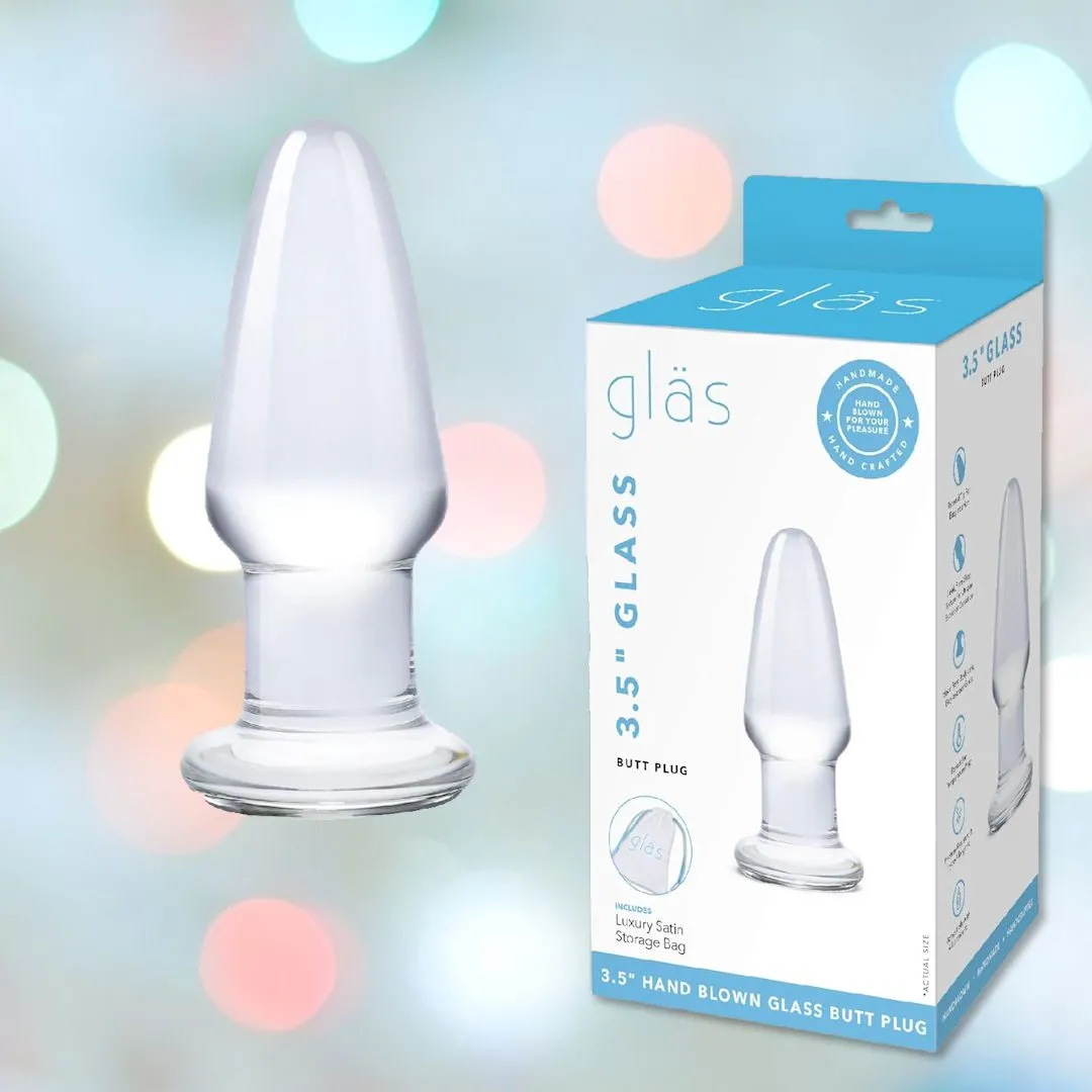 Gläs 3.5 Glass Butt Plug
