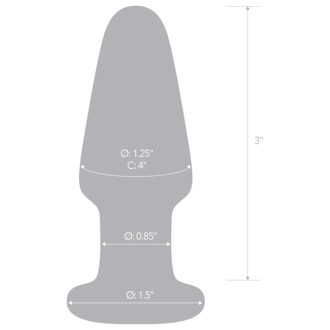 Gläs 3.5 Glass Butt Plug