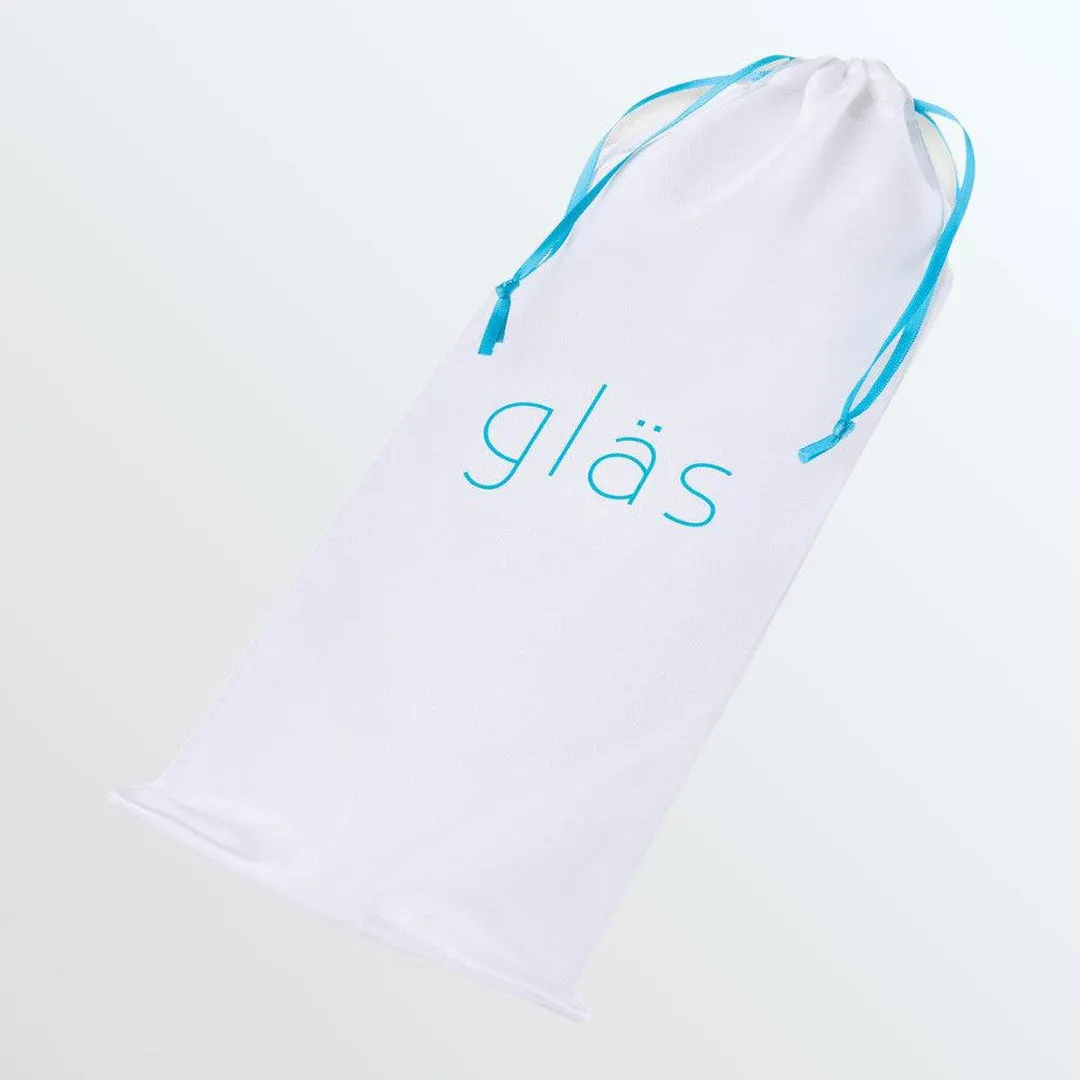 Gläs Full Tip 6.5 Textured Glass Dildo