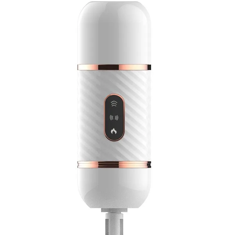 Heated Telescopic Dildo Vibrator Automatic Sex Machine Gun