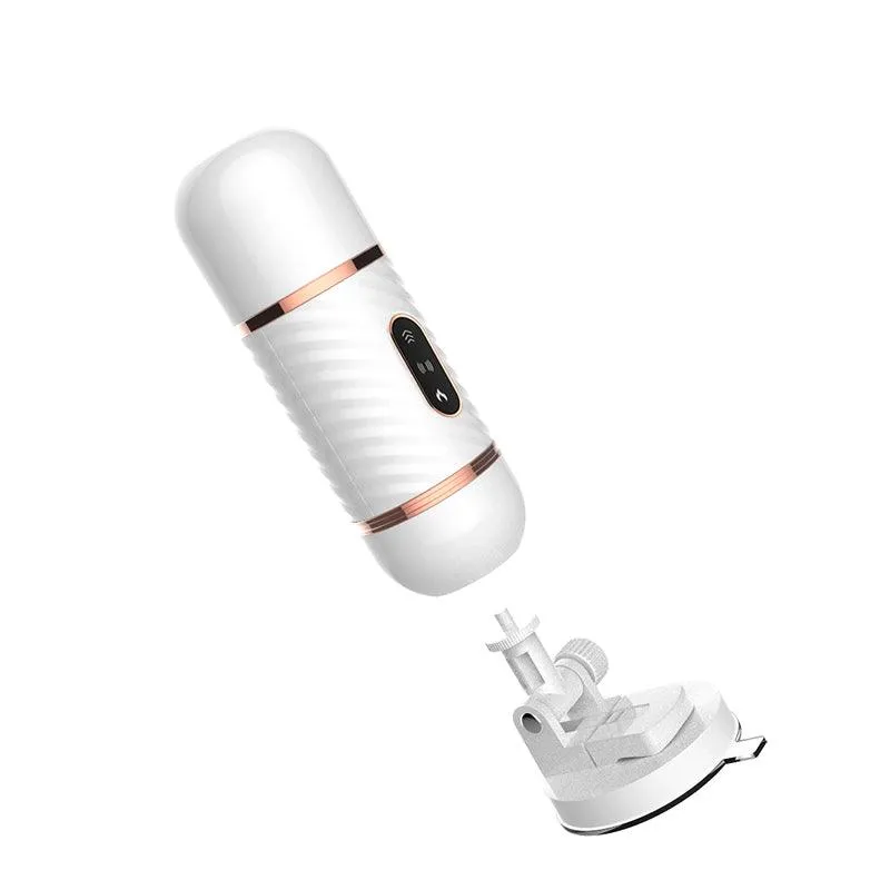 Heated Telescopic Dildo Vibrator Automatic Sex Machine Gun