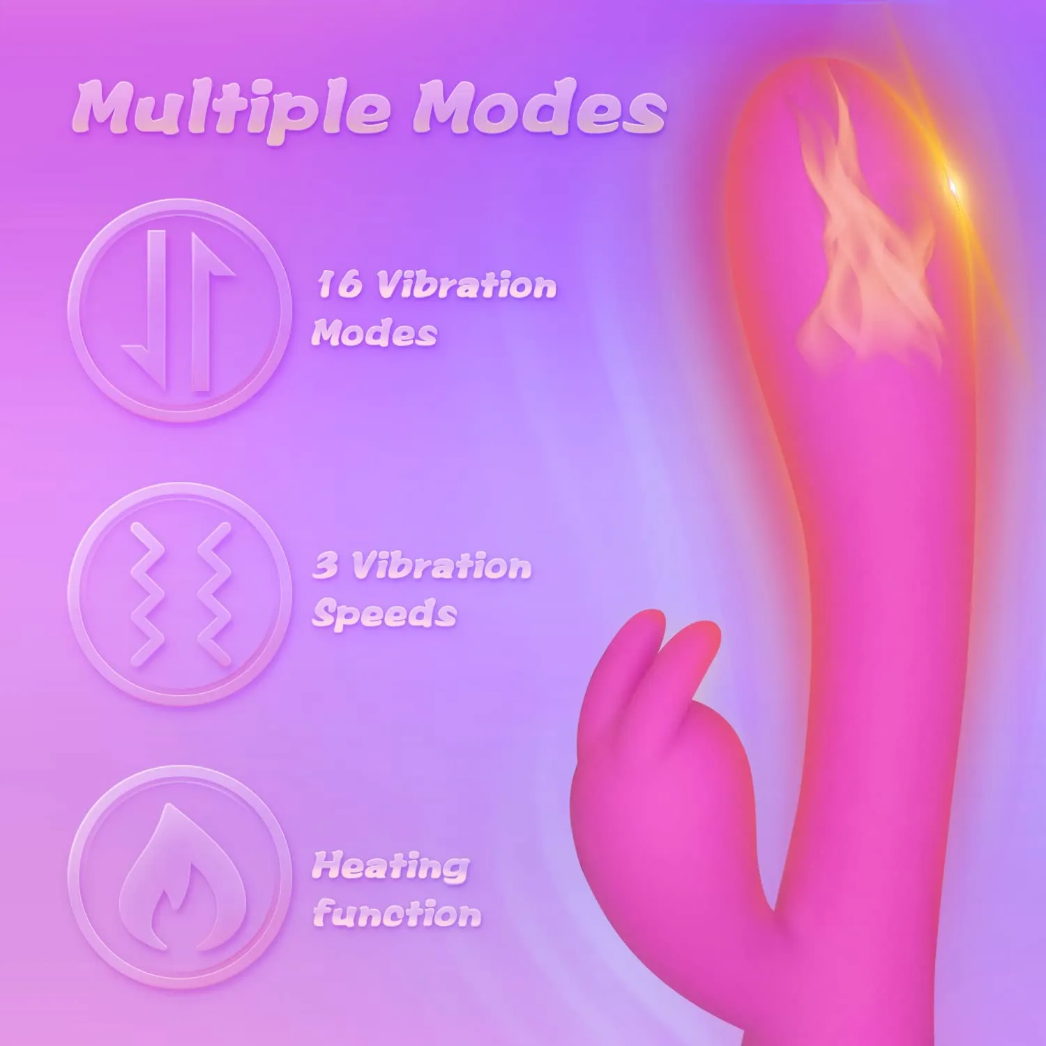 Heating Rabbit G Spot Vibrator
