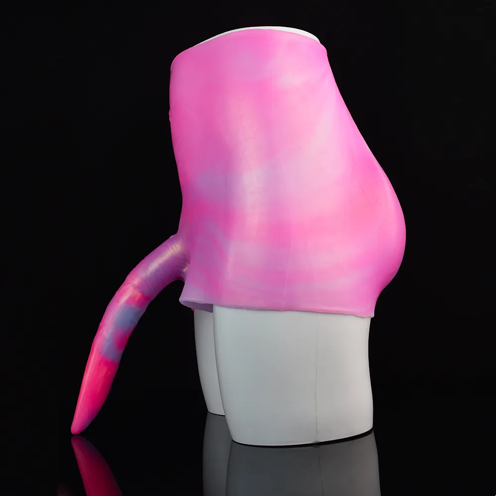 High Waisted Wearable Dildo Pants - Strap On Deer Whip Fantasy Dildos Pegging Sexuality