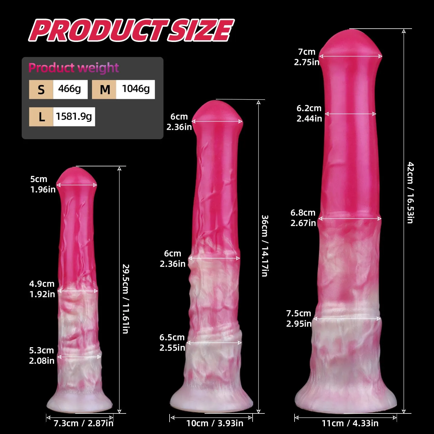 Horse Dildo Anal Butt Plug - Fantasy Squirting Monsterdildo Pink Masturbation Sex Toys for Women