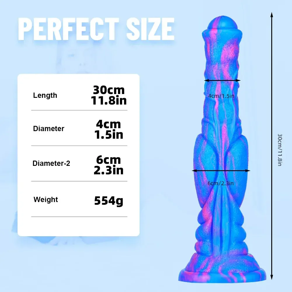 Huge Horse Dildo Butt Plug - 12 inch Realistic Dildos Silicone G Spot Anal Sex Toys