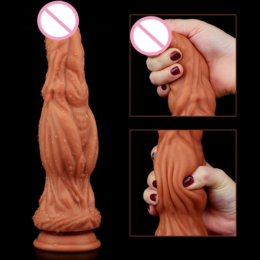 Huge Silicone Anal Dildo Butt Plug - Fantasy Monsterdildo Vaginal Prostate Massager