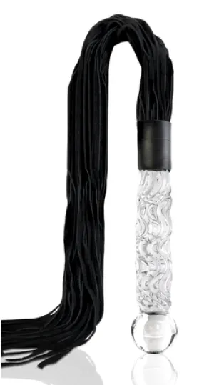 Icicles No 38 Glass Handle Cat O Nine Tails Whip