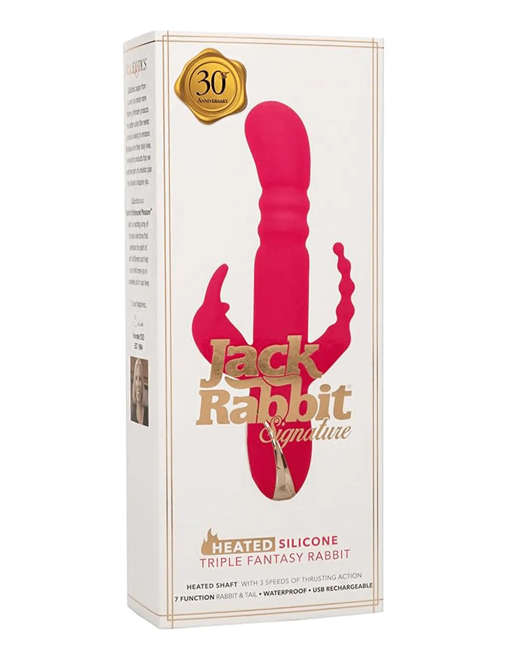 Jack Rabbit Signature Heated Silicone Triple Fantasy Rabbit