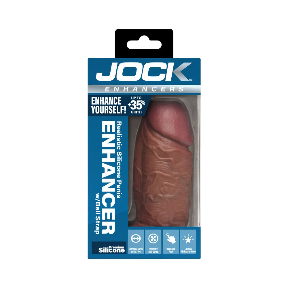 JOCK Silicone Penis Extension Sleeve Dark