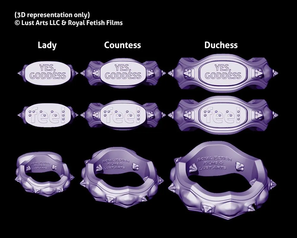 King Noire's Royal Fetish Edging Body Band