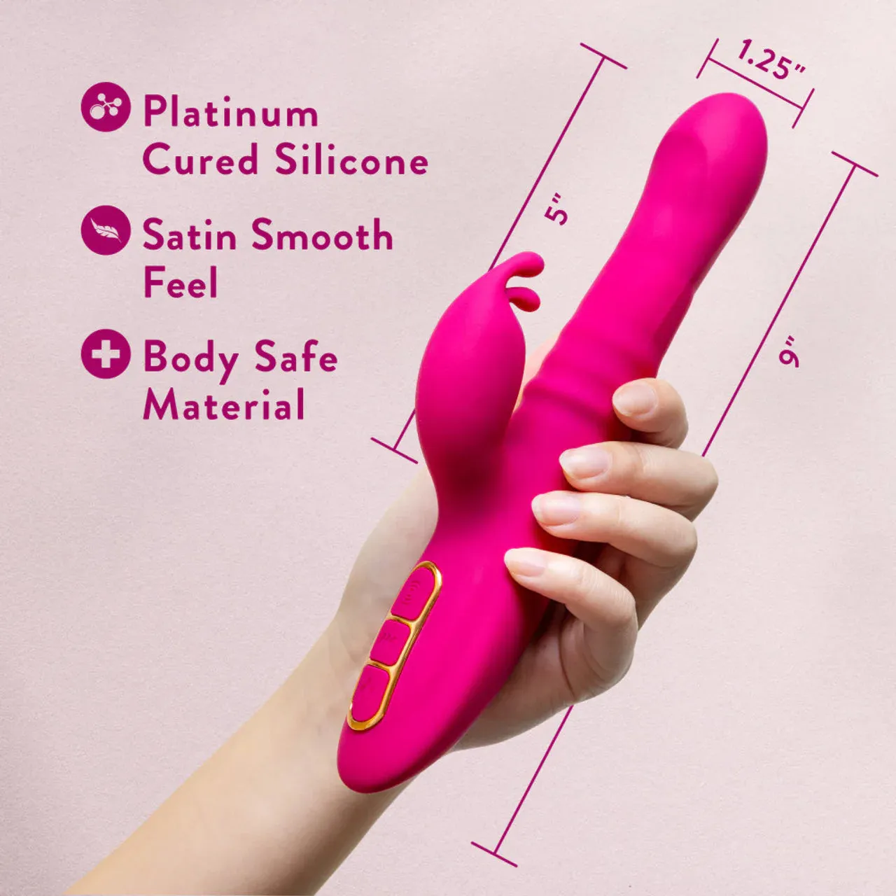 Kira Thrusting Vibrator by Blush Novelties