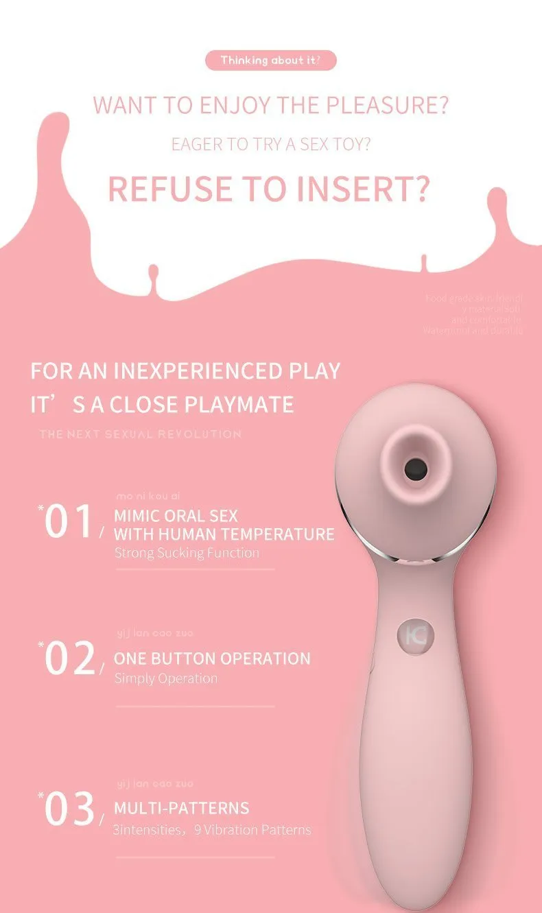 KISSTOY Polly Plus Rechargeable Whisper Quiet Clitoral Suction Stimulator