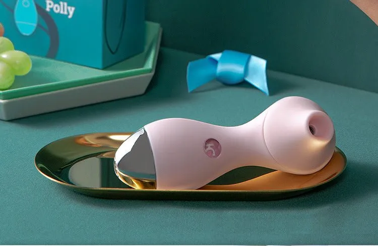 KISSTOY POLLY RECHARGEABLE WHISPER QUIET CLITORAL SUCTION STIMULATOR