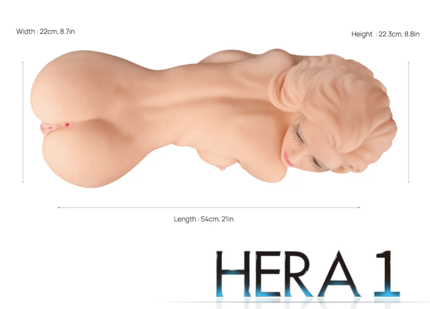 Kokos - Hera 1 with Vibration Mini Doll Meiki (Beige)