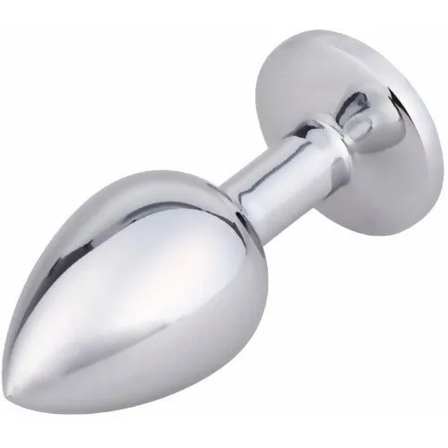 LARGE Mystery RED Metal Butt Plug Anal Jewel 9 cm