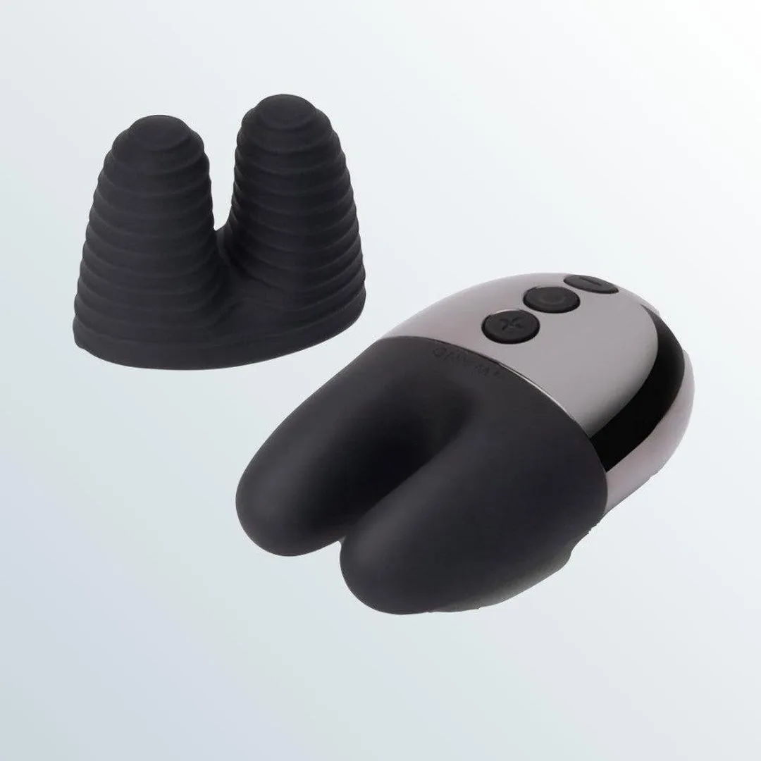 Le Wand Chrome Double Motor Vibrator  - Black