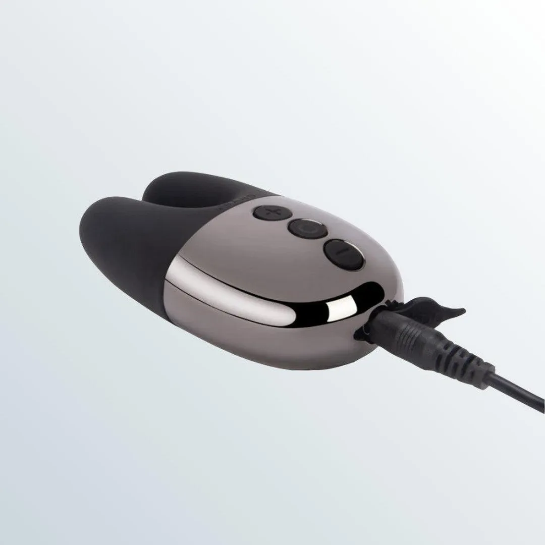 Le Wand Chrome Double Motor Vibrator  - Black